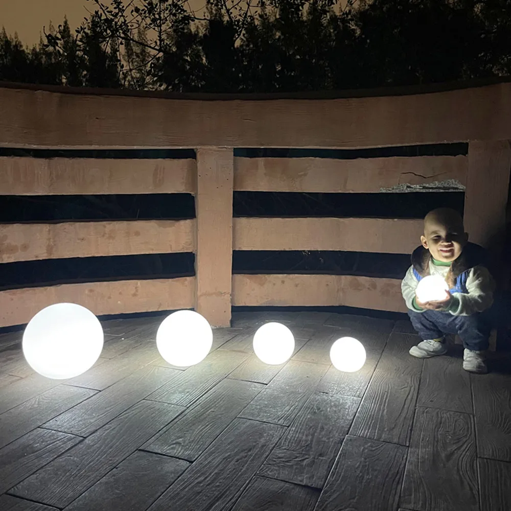 LED Outdoor Garden Lamp, 16 RGB Colors Globe Light with Remote,Decor for Nursery Patio Garden Yard Beach Pathway