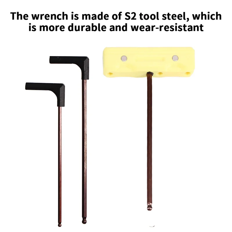 AP-S2 Hex Screwdriver Tool Kit With T-Shaped Handle Ball Head Universal Repair Tool Hex Screwdriver For 3D Printer