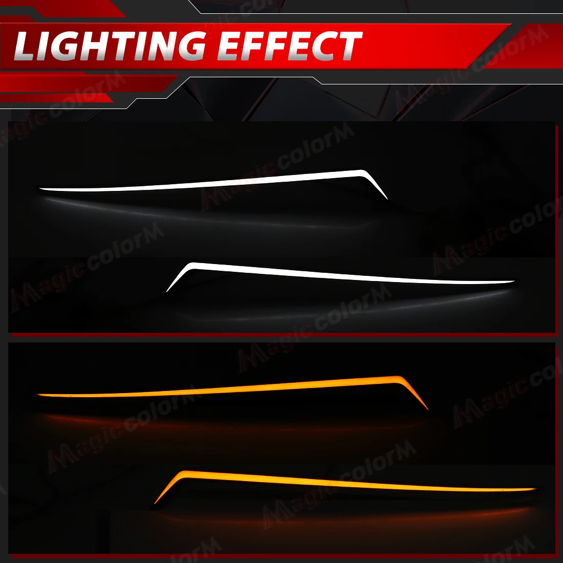 Car Engine Hood Front Bumper DRL For Toyota Corolla 2019 2020 2021 2022 2023 2024 2025 LED Daytime Running Lights Turn Signal