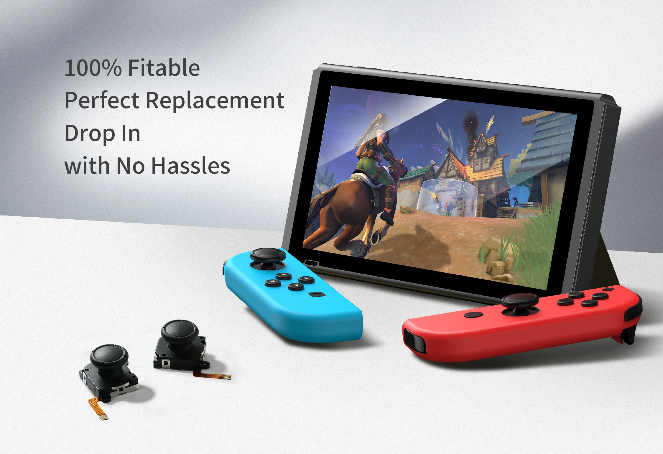 Joystick Gulikit NS40T TMR для ремонта Joy-con, замена для Nintendo Swith OLED NS Lite Joycon Stick Cap, аксессуары для геймпада