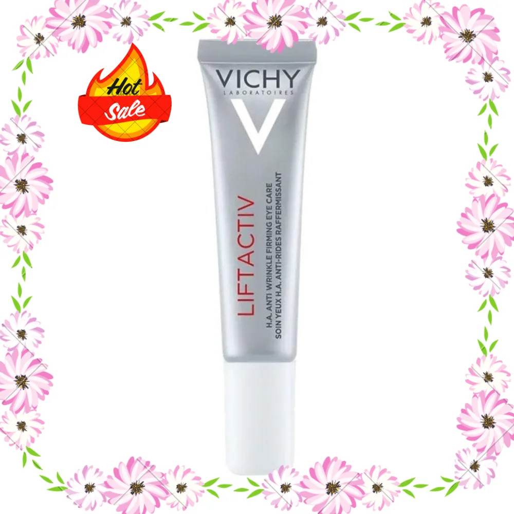 VICHY-crema para ojos con ácido hialurónico, hidratante suave, antiarrugas, suavizante, eliminador de ojeras, crema para el cuidado de los ojos