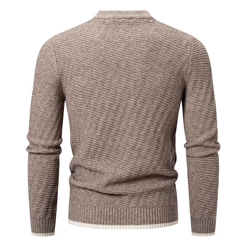 High Quality Men's New Autumn and Winter Casual Warm  Sweater Knit Christmas CelebrationTrends Tops