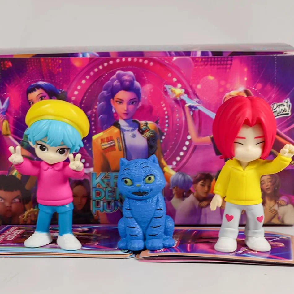 6 styles Kpop Demon Hunter Figures blind box Mystery Box Set Derpy Tiger Rumi Mira Zoey Sussy Figurines South Korea Fan Gifts