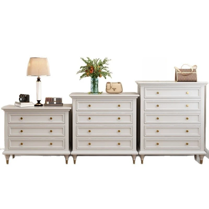 

Американский прикроватный ящик из цельного дерева, шкаф для хранения в спальне, современный настенный шкаф для гостиной