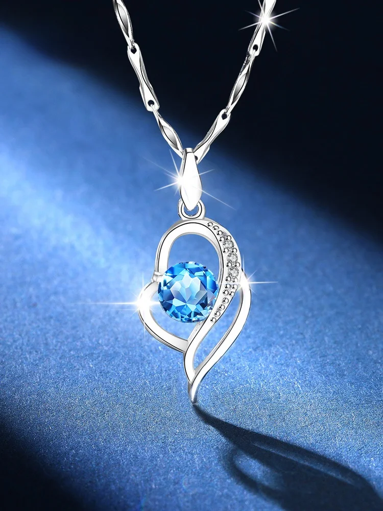 999-pure-silver-necklace-women's-clavicle-chain-pendant-valentine's-day-birthday-gift-girlfriend-fashion-jewelry-accessory