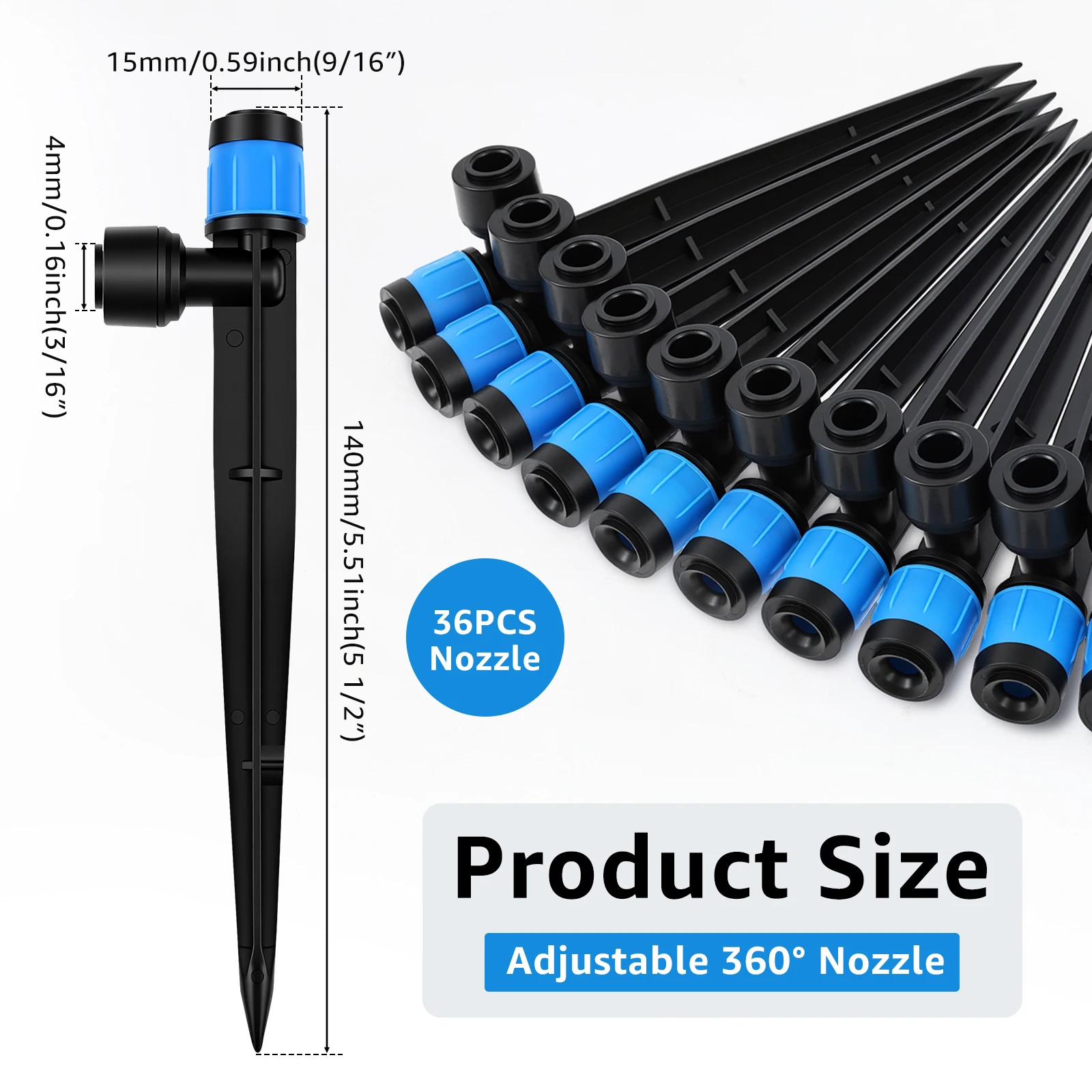1/4 Inch Stake Sprinkler Drip  - Smart Garden Hub ulasan dan harga