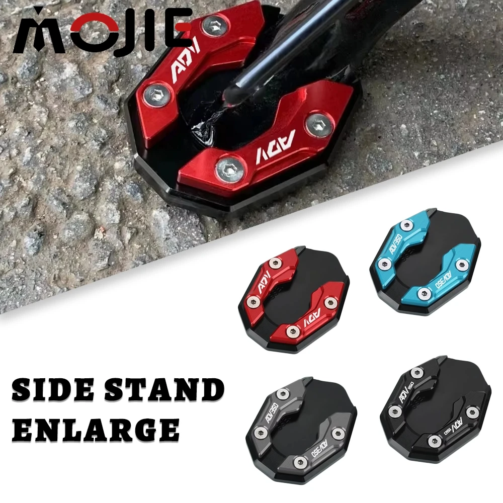 

2026 Kickstand Enlarger Side Stand Extension Plate Pad Motorcycle Accessories For HONDA ADV 350 150 ADV150 ADV350 2019-2024 2025