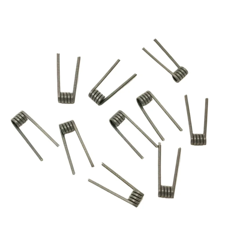 

Готовая катушка Flat Mix Twisted A1 Fused Alien Claptoning Quad Tiger Hive, красивая готовая нагревательная проволока, 10 шт./коробка