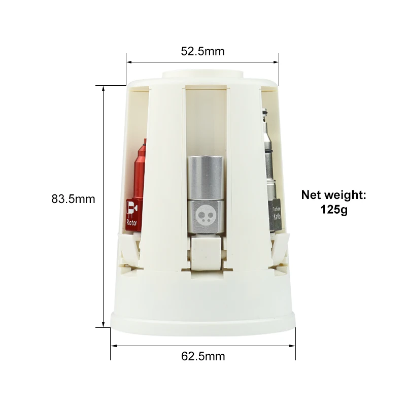 VVDental Dental Portable Handpiece Care Spray Lubricant Oil Maintenance Universal 5 Nozzles for Standard Spray Dentistry Tool