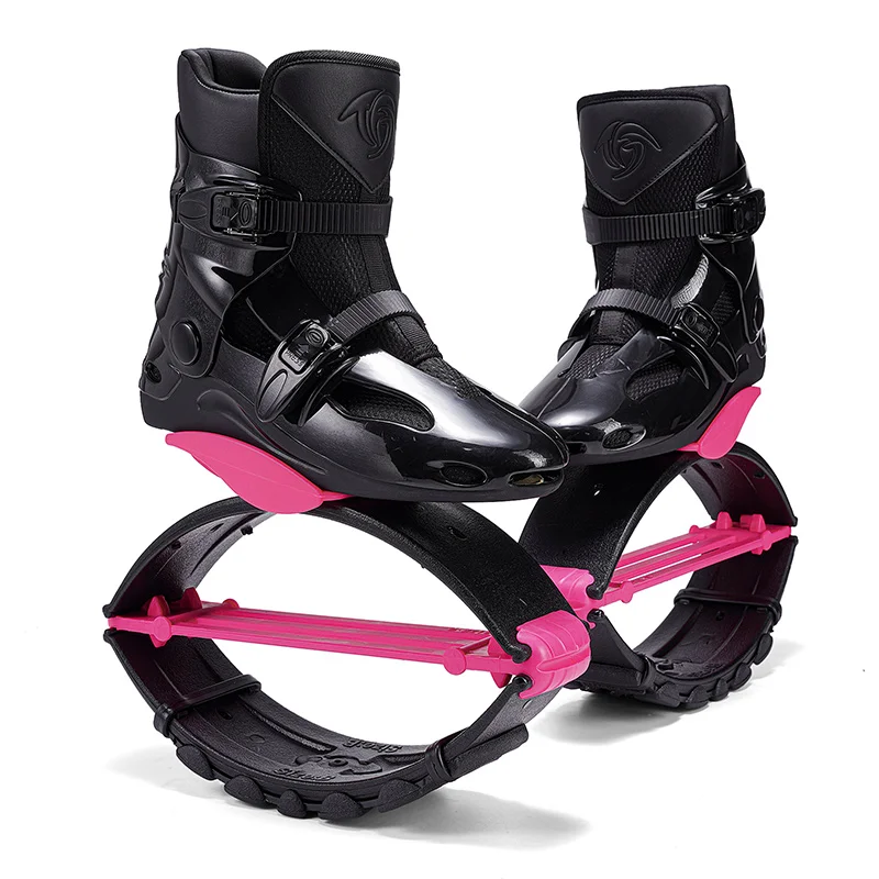TFAN JUMP Kangoo Jumps Rebound Boots Unisex Spring Jumping Bounce Shoes Black Pink Multi Sizes Slimming Shaping Workout Toning