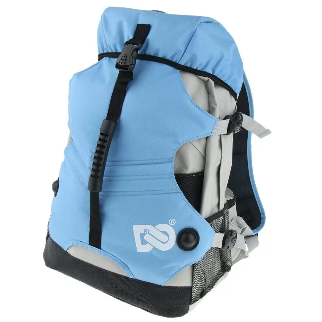 Adjustable Padded Shoulder Strap Quad Skate Sport Backpack