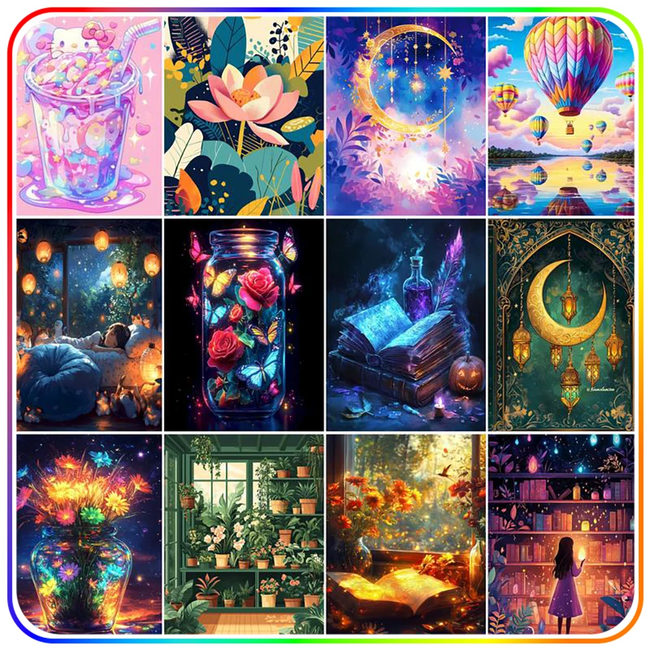 

2026 5D Diamond Painting Cartoon items Cross Stitch Kits Diamond Art Embroidery Diy Kit Needle Arts Craft Drill Gift Wall Art