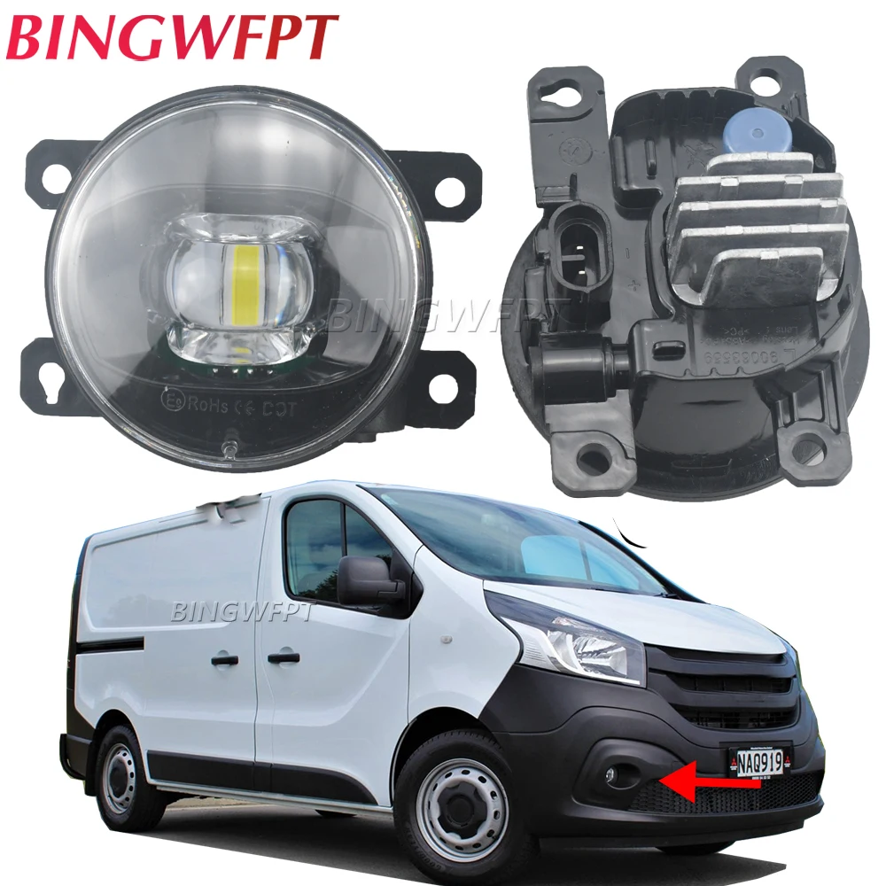 2 Pieces 30W H11 Car Front Fog Light For Mitsubishi Express 2020 2021 2022 2023 High Bright Upgrade LED Fog Driving Lamp