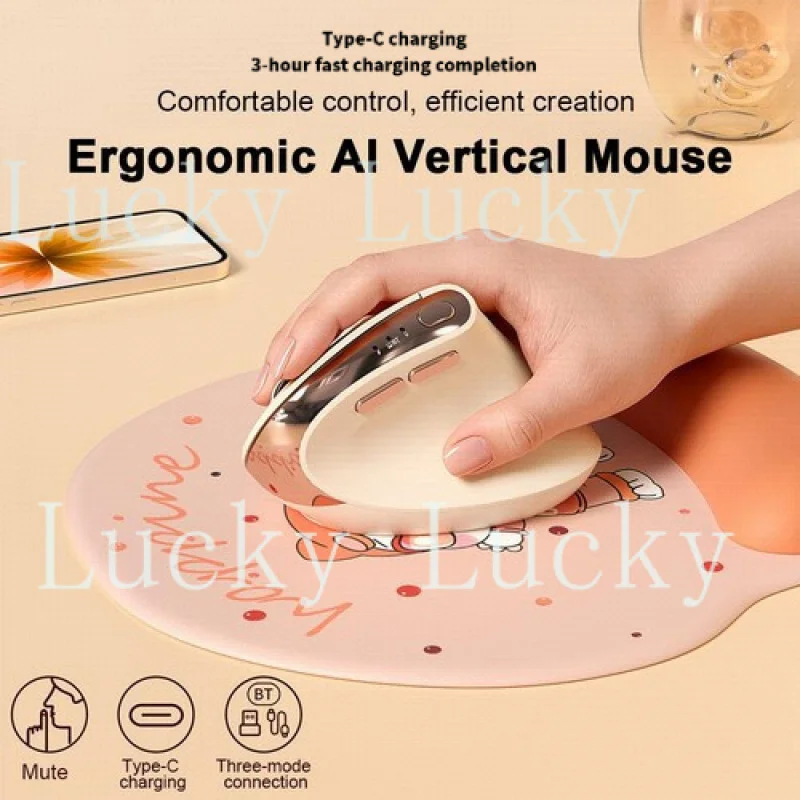 f for  Wireless Mouse Rechargeable Optical Silent Mice USB Bluetooth Type-C Z5L7