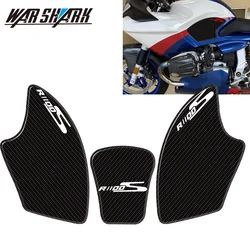 Motorcycle Tank Pad Sticker Fit For BMW R1100S Carbon Fiber Texture Gas Knee Grip Traction Decal