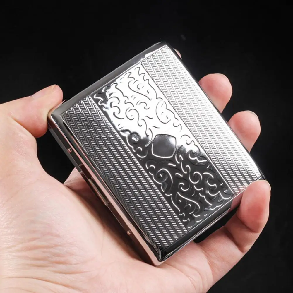 Convenient Cigarette Box Metal Dust-proof No-odor Male Tobaccos Cigarette Holder  Cigarette Holder Waterproof