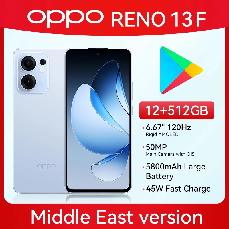 New OPPO Reno 13 F 5800mAh 45W SuperVOOC 6.67