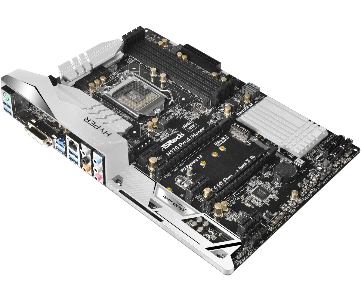 ASRock H170 Pro4/Hyper Motherboar LGA 1151 DDR4 2133 64GB suporte