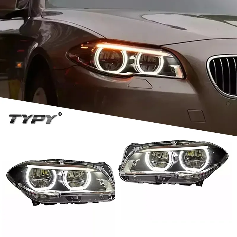 

TYPY Car Upgrade Full LED Headlamp Headlight For BMW 5 Series F10 F18 Head Lamp Head Light 2011-2017