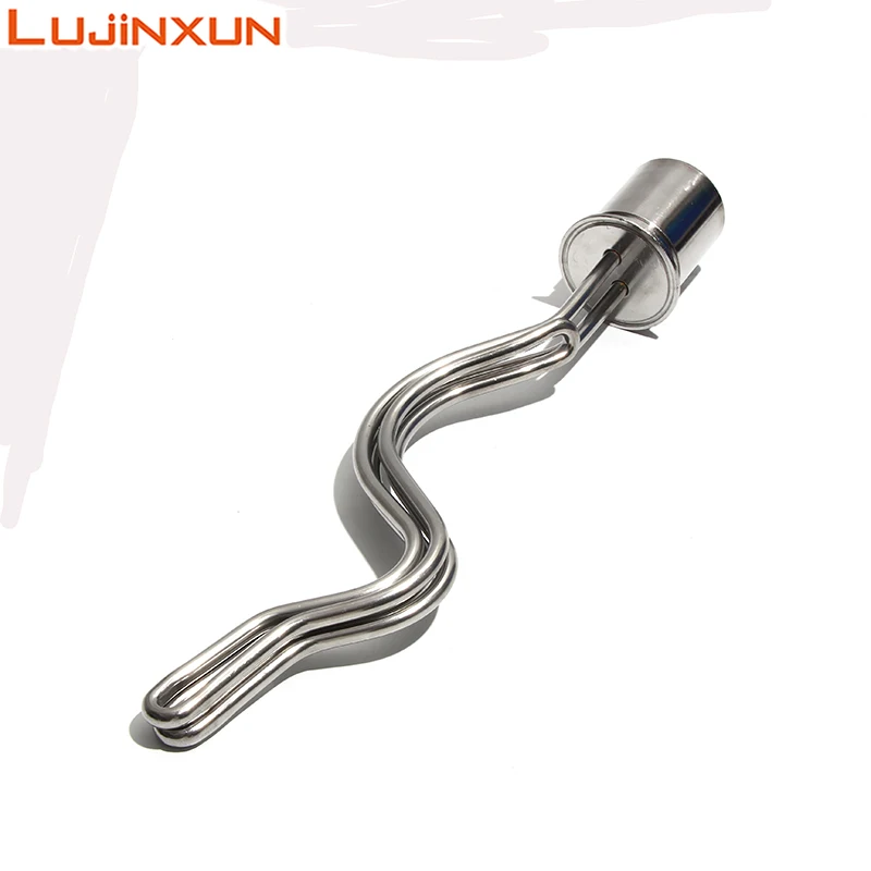 LUJINXUN 2 Inch (OD64) Tri-clamp Ripple Heating Element 240V 4500W Electric Water Heater Parts