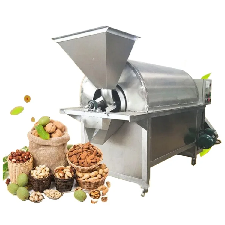 

Small Nuts Roaster Dryer In India / Peanut Cashew Hazelnut Pistachio Chestnut Nuts Roasting Machine