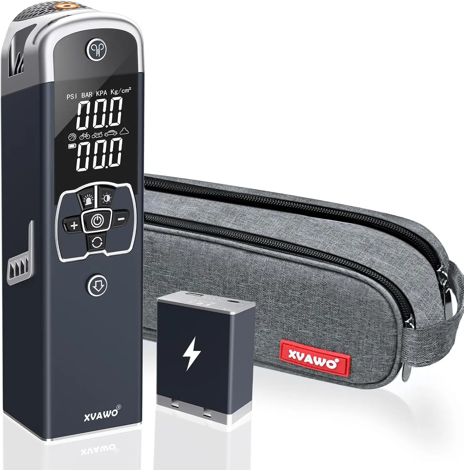 

Беспроводной цифровой накачиватель шин и дефлятор площадью до 150 фунтов на квадратный дюйм для управления давлением в шинах автомобиля и транспортных средств