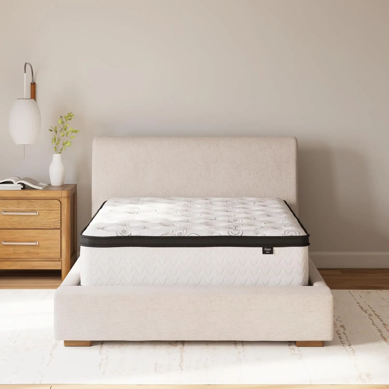 Design by Ashley Full Size Chime 12 Inch Medium Firm Hybrid Mattress with Cooling Gel Memory Foam