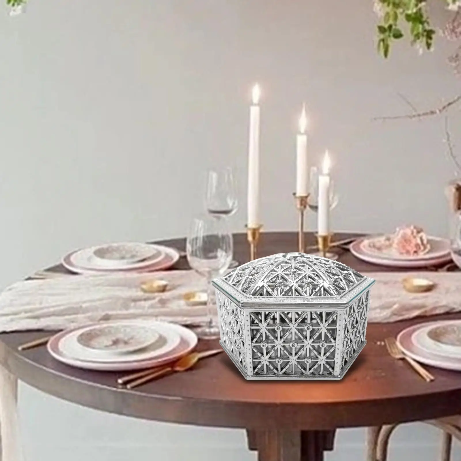 3xCreative Hexagon Candy Box Treat Gift Boxes Candy Boxes Bags Chocolate Packaging Box for Holiday