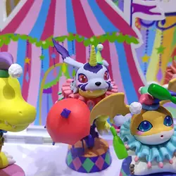 In Stock Bandai Digimon Fourth Round Circus Blind Box Handmade Ornament Agu Beast Dilu Beast Handmade Gift