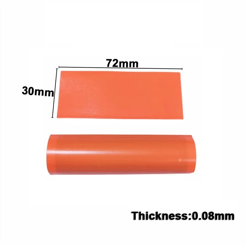 100 pcs/lot Battery Wrap Sleeve Heat Shrink Shrinkable Tube Insulated Multicolor Battery Skin PVC FilmTape Protector Cover Pipe