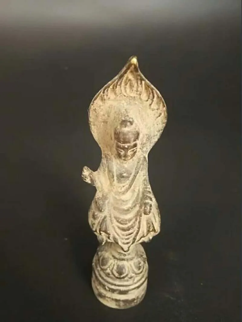 Tibet Nepal Monastery Bronze Buddha Law Guan yin Goddess Buddha statue