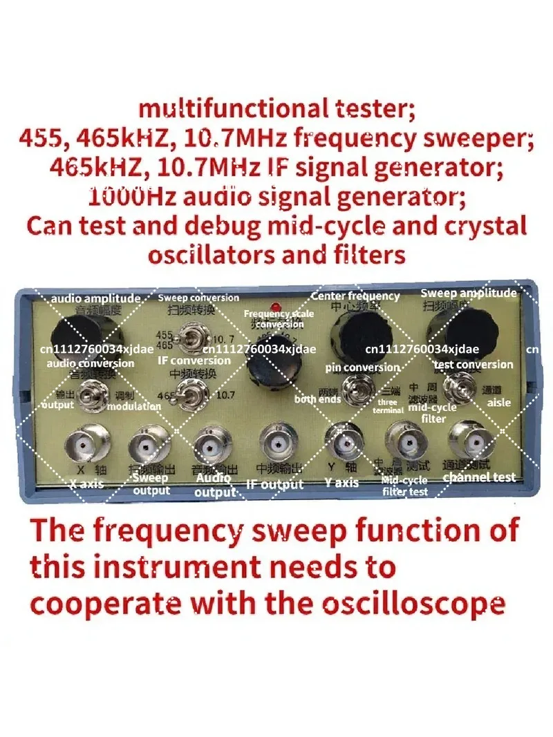 IF Signal Generator Electronic Kit, Audio Frequency Assembly Project for Soldering Practice DIY