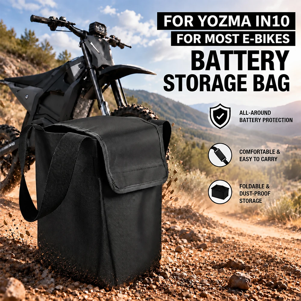 For Yozma IN10 PRO Surron Light Bee S X Motorcycle Battery Storage Safe Bag Protective Carrying Pouch Electric Dirt Bike E-Bike