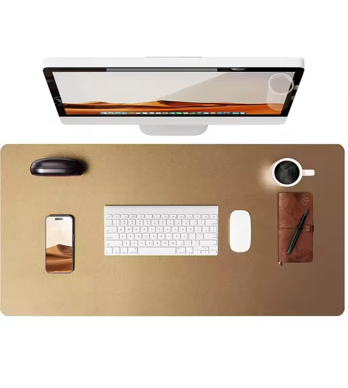 Large Mouse Pad,Office Desk Mat, Leather Desk Pad Protector, Non-Slip PU Leather Desk Blotter, Laptop Desk Pad - Image 33