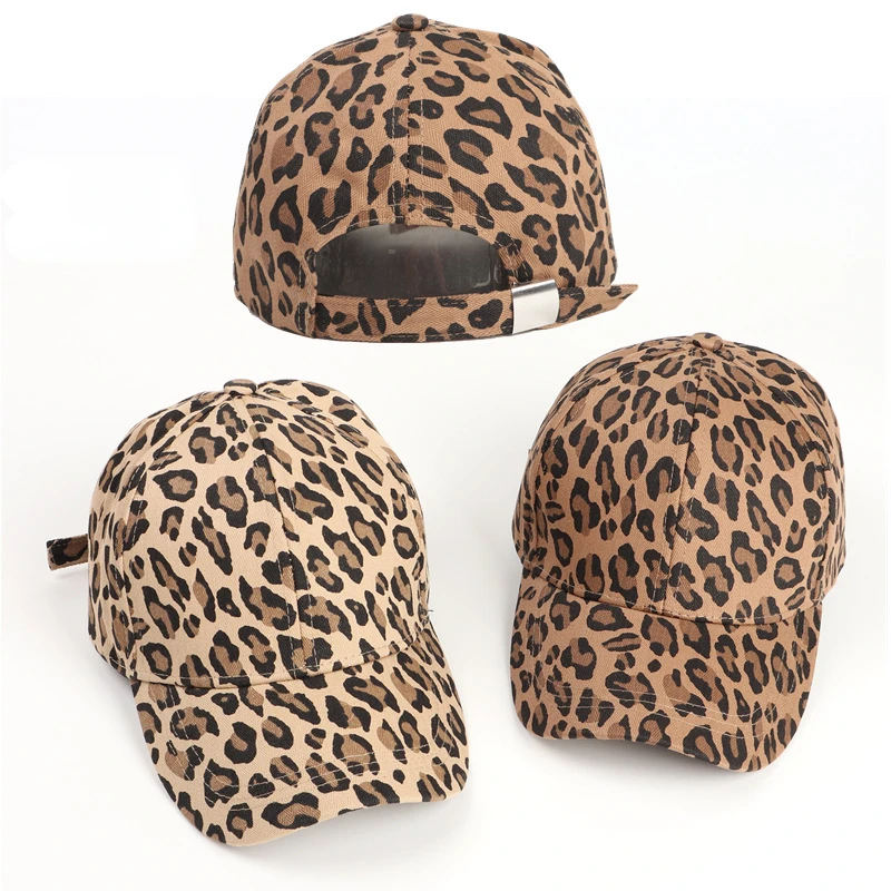 Unisex Leopard Print Zebra Print Baseball Cap Hip Hop Cap Men\'s Women\'s Animal Print Sun Hat Adjustable Cap Gorras