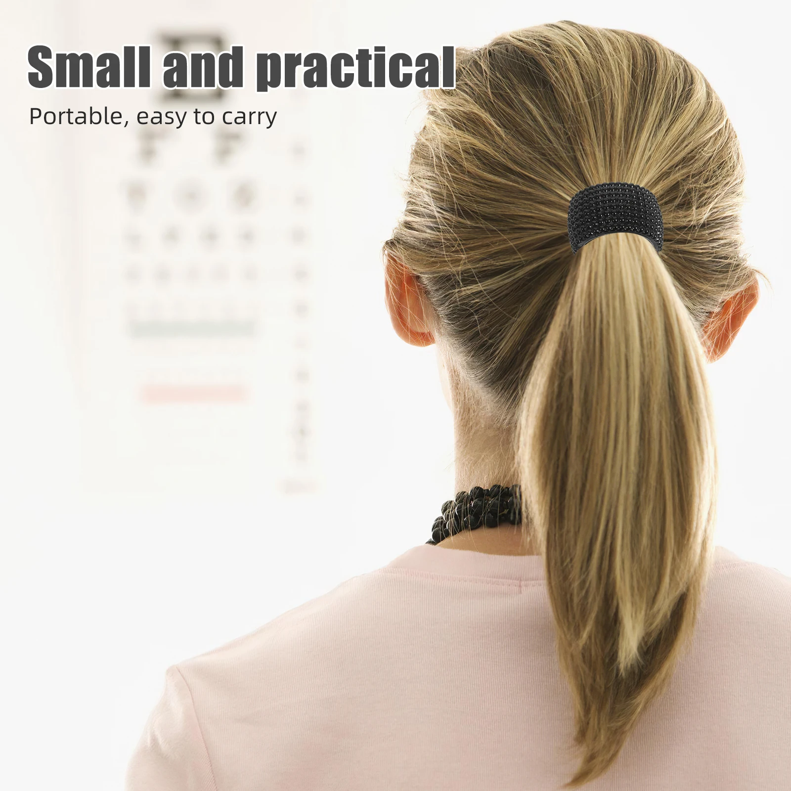 

Glitter Hair Cuffs Elastic Ponytail Holders Fashion Accessories Premium Material One Size Fits Most Perfect Daily Party