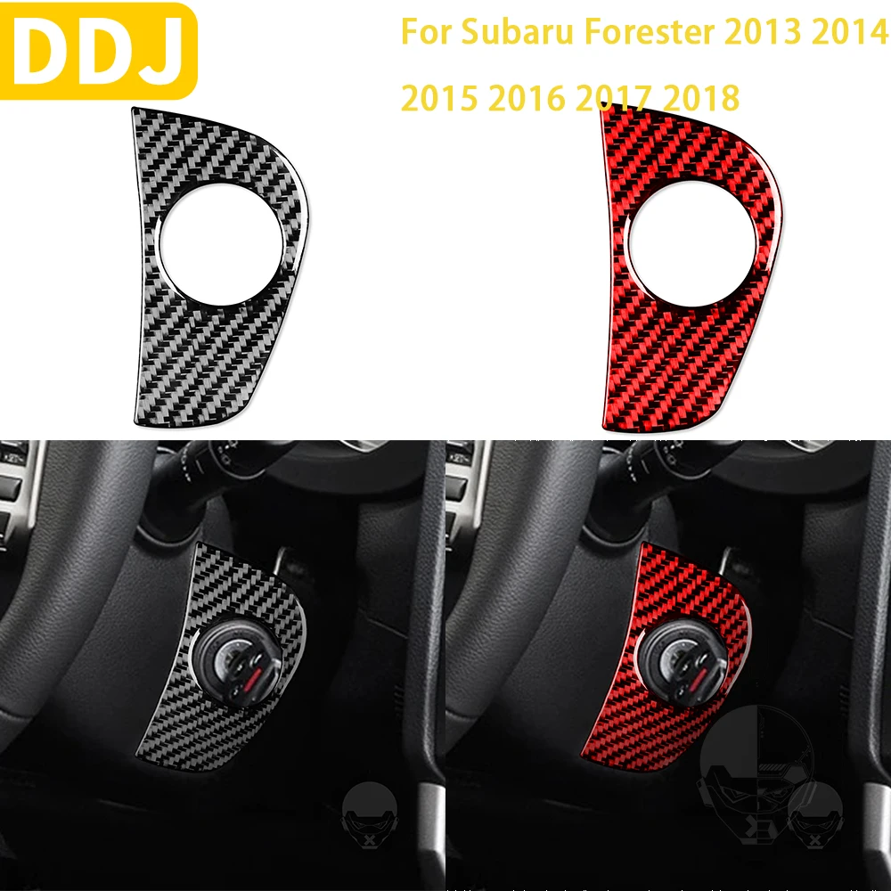 

For Subaru Forester 2013 2014 2015 2016 2017 2018 Accessories Carbon Fiber Interior Keyhole Trim Sticker