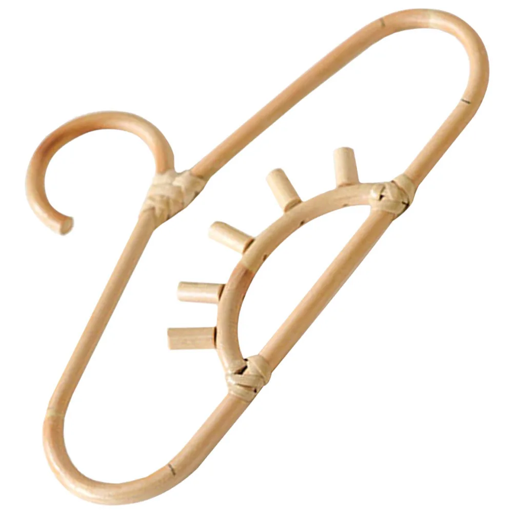 

Rattan Baby Clothes Hanger Smooth Surface Kids Hangers for Nursery Closet Organizer Rattan Baby Hanger