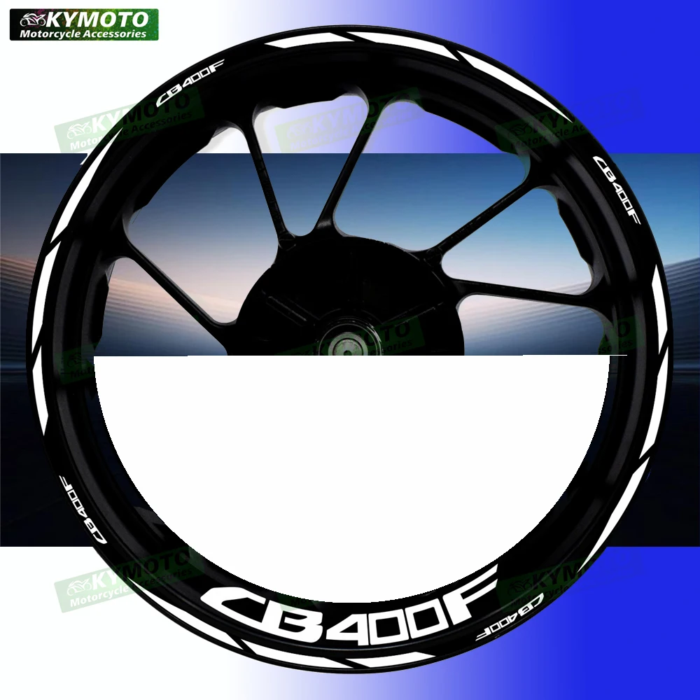 

For Honda CB400F CB 400F motorcycle accessories 17-inch front and rear wheel hub stickers fairing modified reflective stickers
