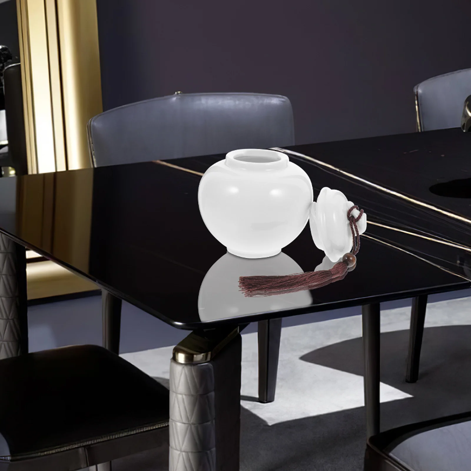 

Ceramic Honey Jar Airtight Large Capacity 420Ml Storage Container Tea Leaves Candy Holder Kitchen Food Storage Jar