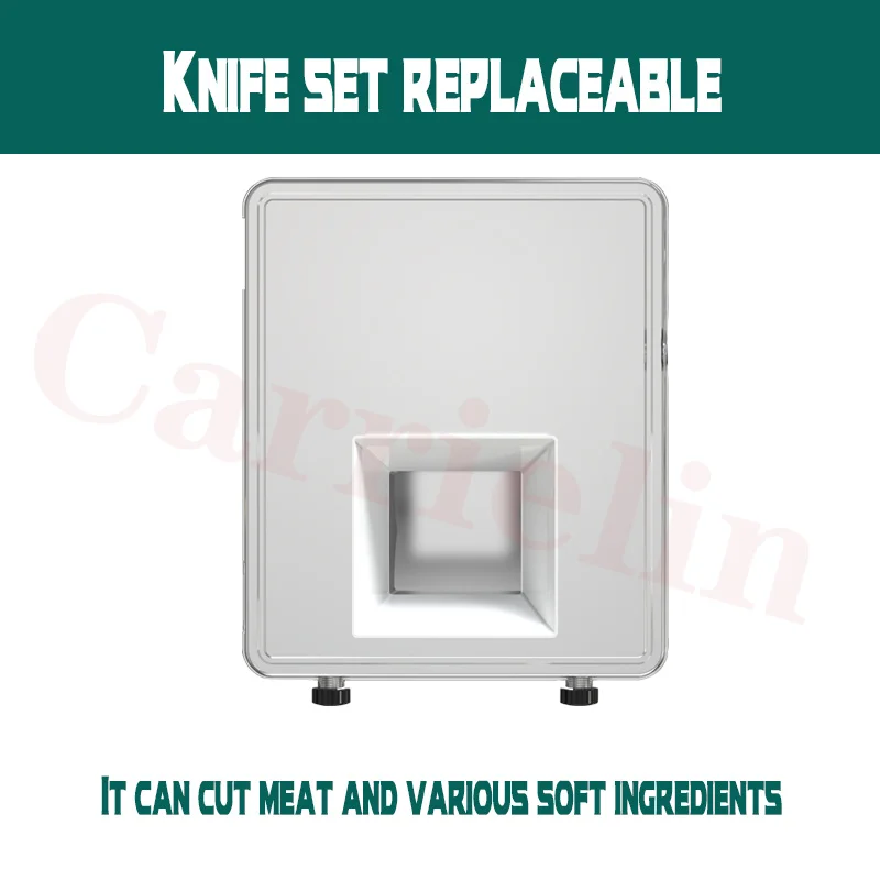 Commercial Electric Meat Mincer Grinder 850W Kitchen Chopper Food Processor Stainless Steel Home Appliance