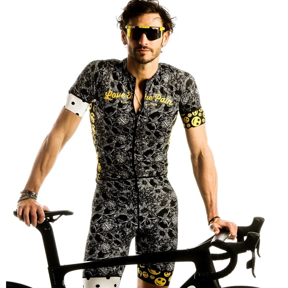 LOVE THE PIAN 2020 Fietsen Kleding Bike Jersey Ropa ciclismo hombre Zomer Pro Wielertruien 9D Gel Pad Fiets bib Shorts mallot