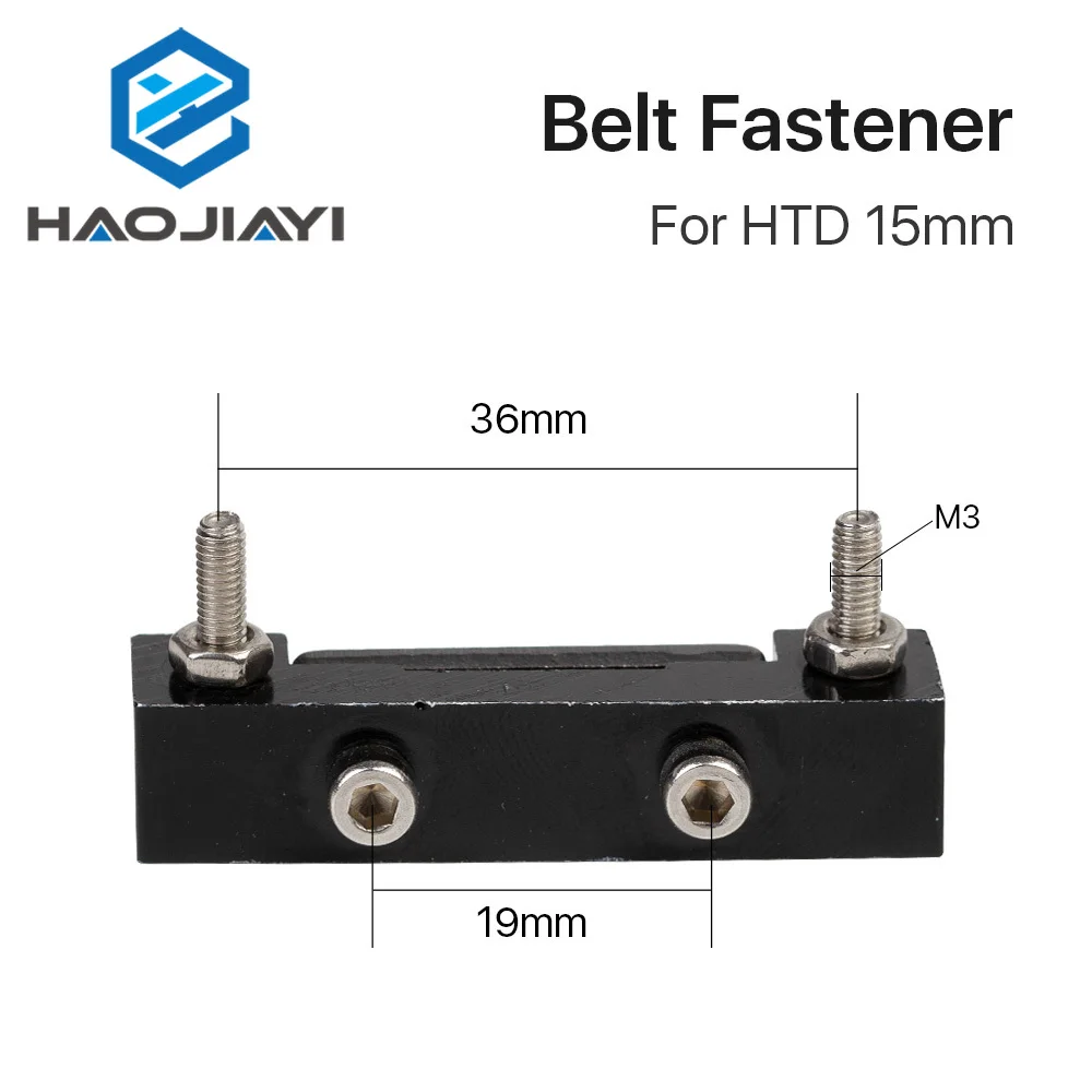 E-series Belt Fastener For Width 15mm Open-Ended Timing Belt Transmission For X/Y Axis Hardware Tools Machine Parts