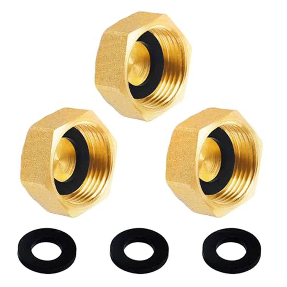 

Carefully Machined Threads For Home Plumbing Brass Blanking Cap Brass Pipe End Cap Prevents Water Leaks Resists Deformation