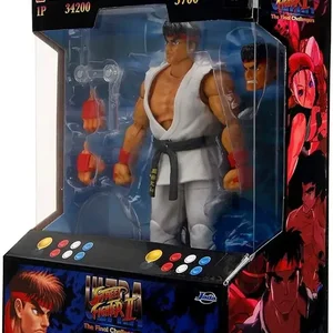 Auf Lager Jada Toys Ultra Street Fighter II m. Bison Dhalsim gewalttätiger Ken Ryu Guile 6 10 Hauptverkaufspuppe Ken Original artikuliert - №6