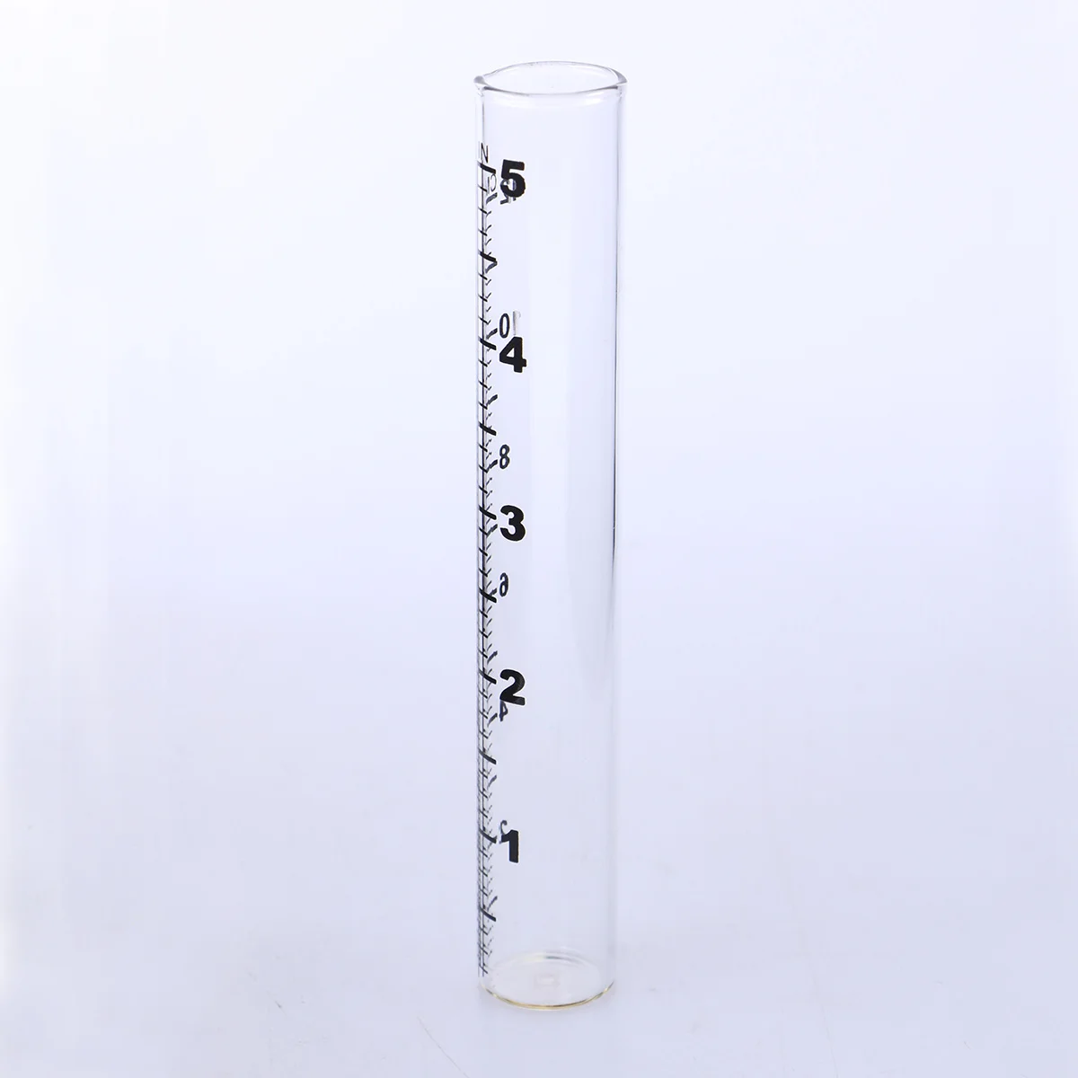

2Pcs 12Cm Scale Test Tube Glass Rain Meter with Dual Measurement Markings for Outdoor Weather Monitoring Tool Test Tube