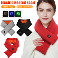 Heated Scarf Heated Neck Warmer Heat Neck Scarf with Electric Heater 3 Gears Temperature Adjustable USB Heating Neck Warmer Tool
