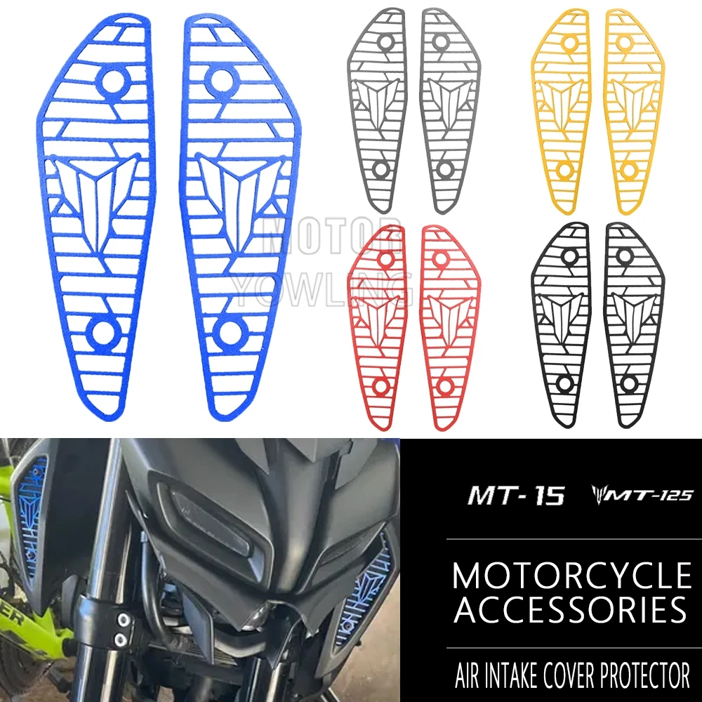 MT 125 25 V2 2019-2025 2026 Motorrad-Lufteinlassabdeckung Gitter Schutz für Yamaha MT-15 MT15 MT-125 MT125 Zubehör
