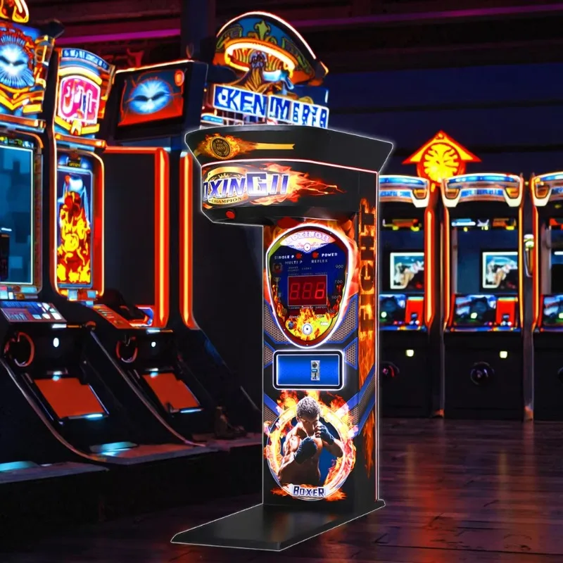 Arcade Boxing Game Console Coin Operated Electronic Boxing Amusement Equipment For Commercial Venues