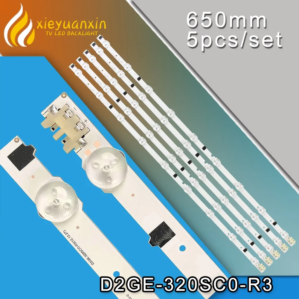 LED Backlight Strip For Samsung D2GE 320SC0 R3 UE32F4000AW UE32F4020AW UE32F5000AW UE32F5005AK UE32F6100AW UE32F6300